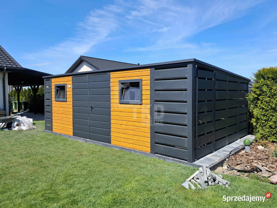 Schowek domek ogrodowy 45x3m wiata 05m brama Gryfino