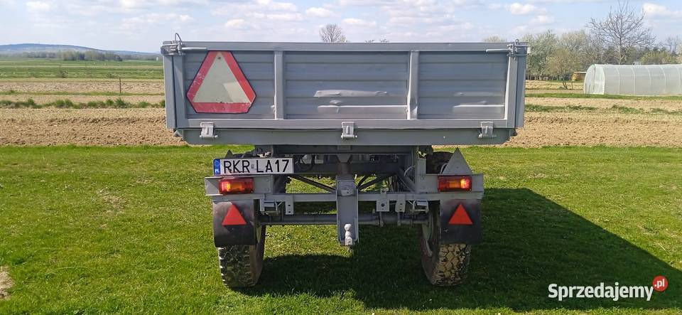 Przyczepa wywrotka rolnicza zarejestrowana Rolnictwo Krosno