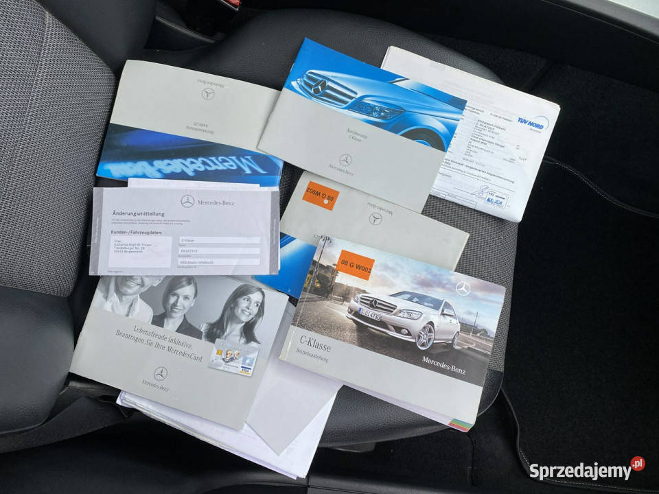 Mercedes C 200 zadbana 100 oryginalny przebieg reflektory ksenonowe wielkopolskie Poznań sprzedam