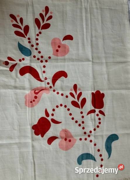 Ściereczka bawełniana z kwiatowym motywem Łódź