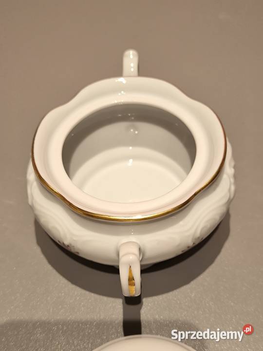 Cukiernica z mlecznikiem porcelana Wawel Poznań