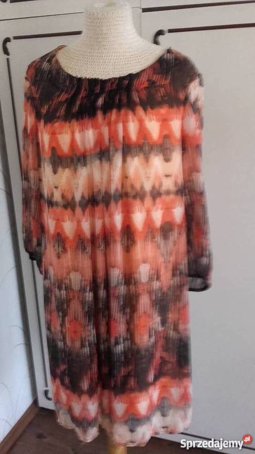 FRANSA MARKOWA LUŹNA SUKIENKA ORANGE r 40 Piła