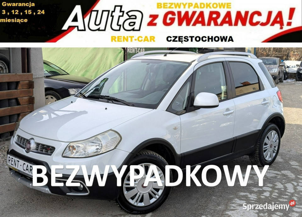 Fiat Sedici 20D136BezwypadkowyOPŁACONY4x4Blokada Sedici Częstochowa