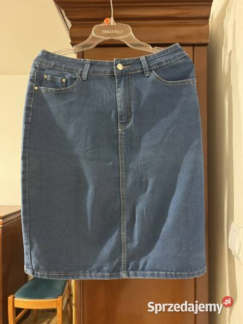 Spódnica damska XXL44 Vavell jeans niebieska niebieski Częstochowa