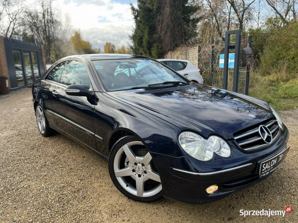 Mercedes CLK 320 32 Zarejestrowany Automat Skóry VAT marża Samochody osobowe Częstochowa