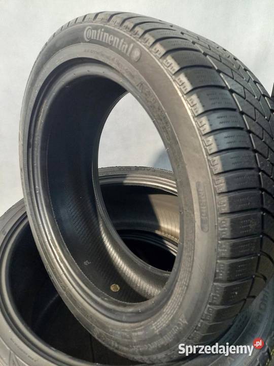 4x Opona UŻYWANA ZIMOWA 22545R17 CONTINENTAL 109 H do 210 km/h podlaskie Zaścianki