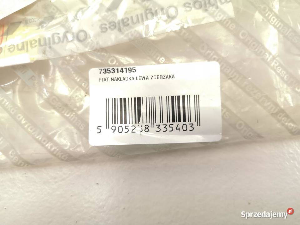 LISTWA POD CZUJNIK LEWY TYŁ FIAT DOBLO 0005 ORI