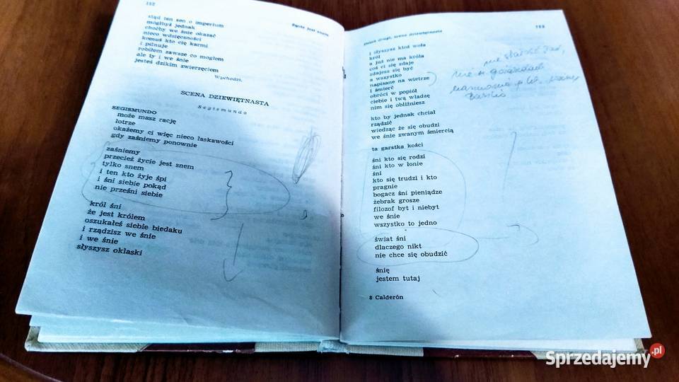 Życie jest snem Pedro Calderón de la Barca PIW Gdańsk
