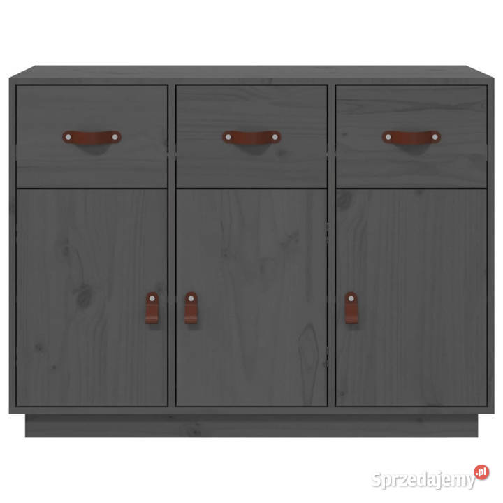 Komoda szara 100x40x75 lite drewno sosnowe Warszawa