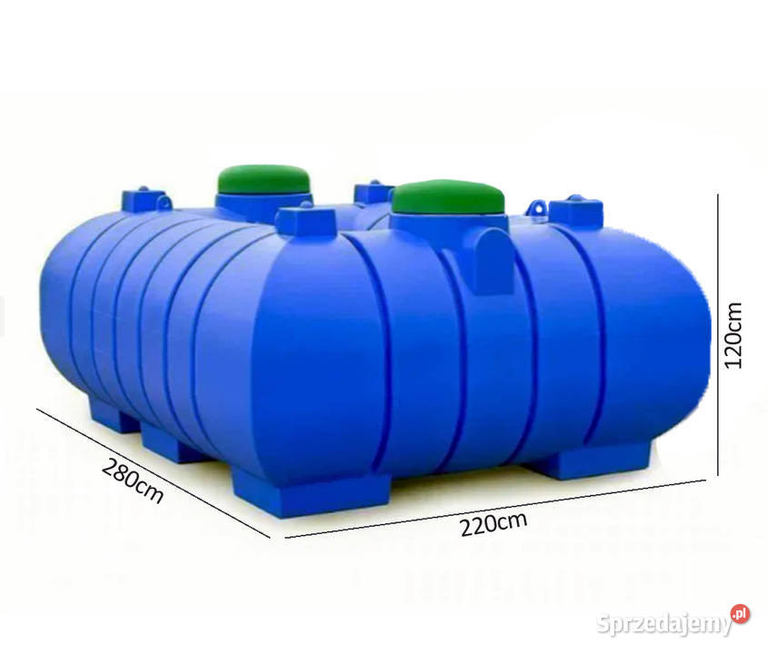 ZBIORNIK NA WODĘ DESZCZOWĄ 5000L FLAT Kąty Wrocławskie