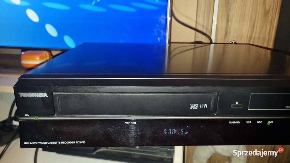 Nagrywarka Magnetowid VHS DVD HDD Toshiba RDXV50 Warta