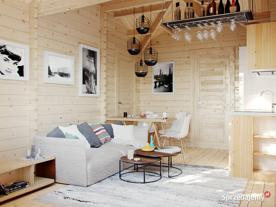 Domek drewniany 35m2 bez pozwolenia na działkę Elbląg