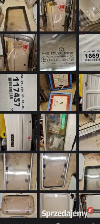 Kamper kemping szyba okno Polyplastic Bonoplex