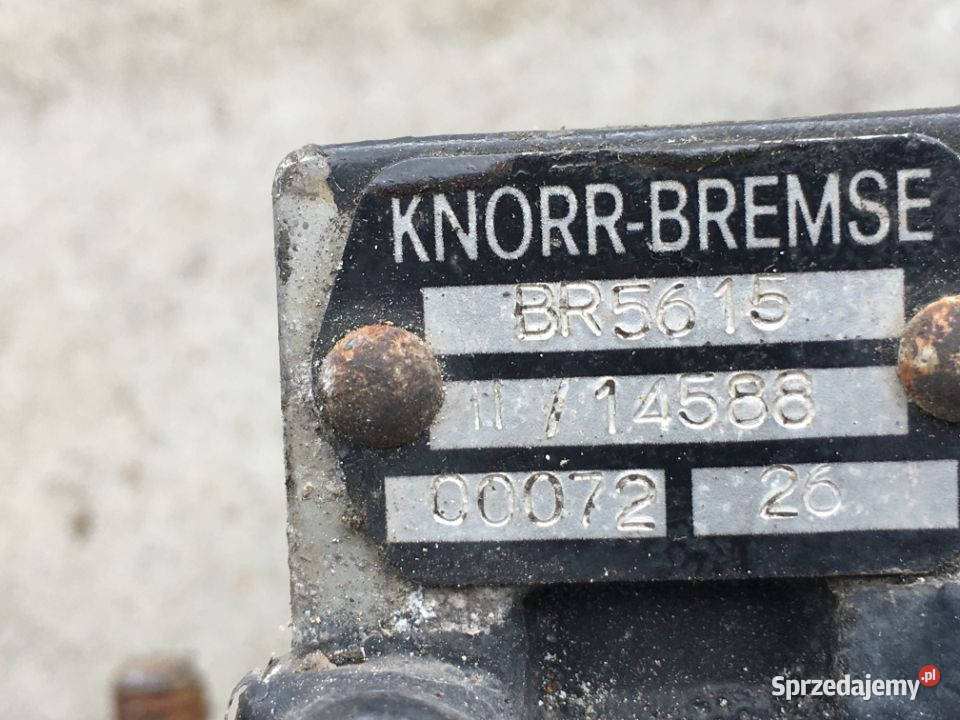 Zawór Knorr BR 5615 II14588 BR 5616 II14586 BR ciężarowe Maszewo