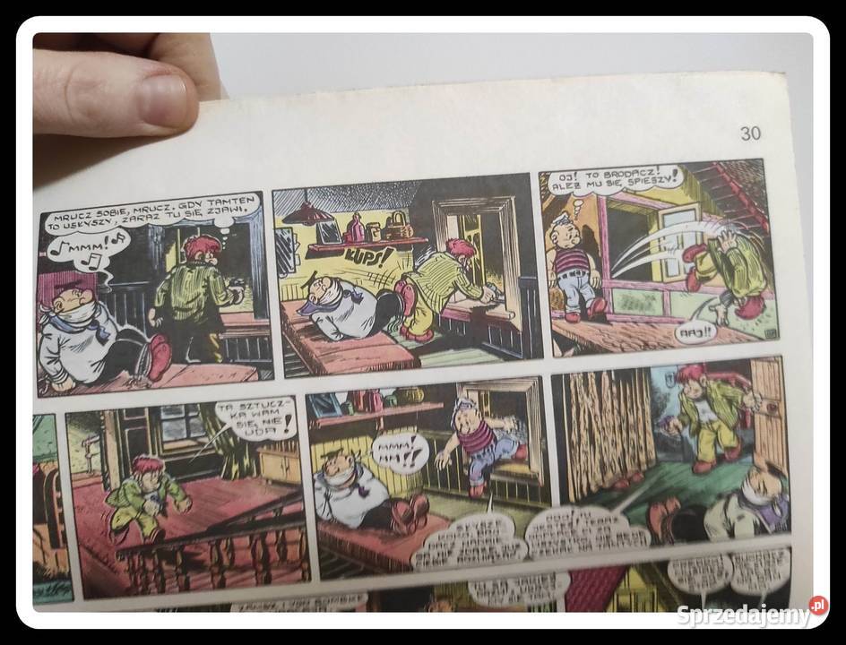 Kajtek i Koko Śladem białego wilka komiks 1989 Płock