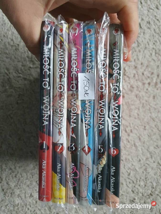 Miłość to Wojna 6 tomów Manga Gdynia sprzedam