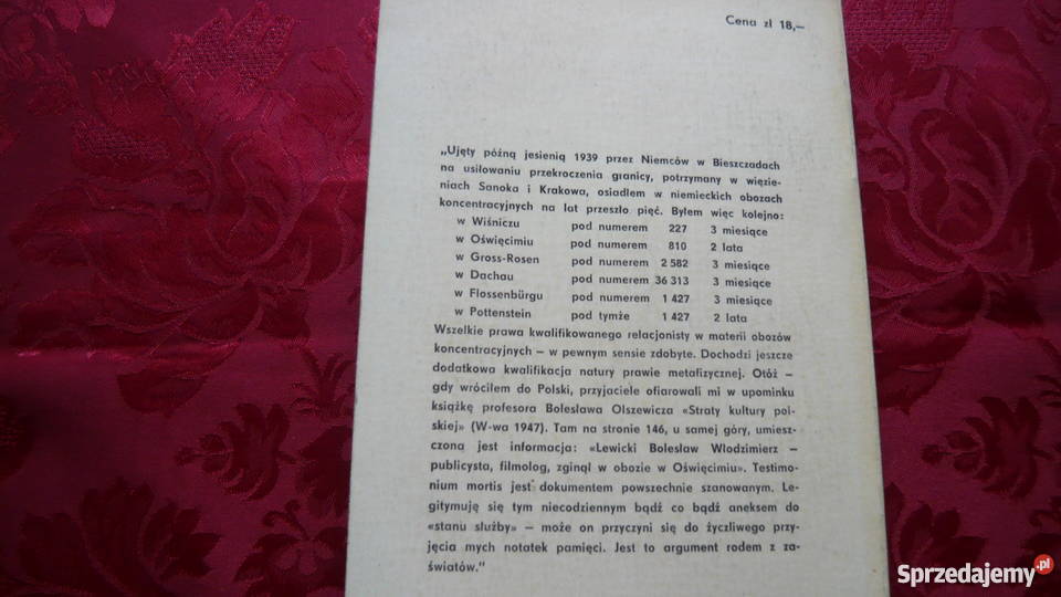 Wiesz jest Włodzimierz Lewicki Rok wydania 1974 Myszków sprzedam