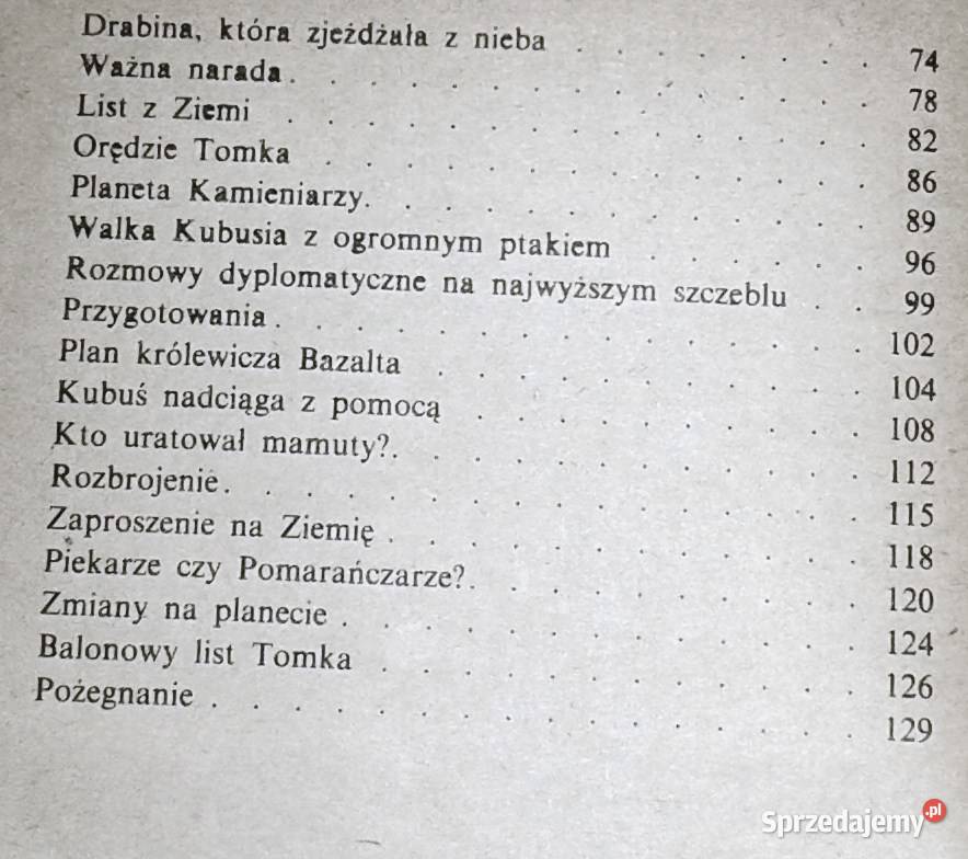 Podróż Tomka na dwie planety Adam Fiała Rok wydania 1983 Chełm sprzedam