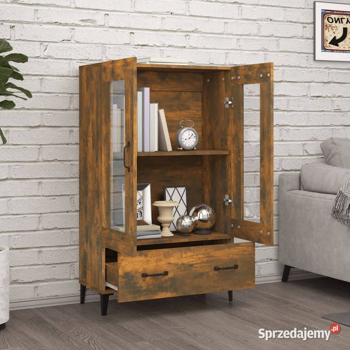 Szafka przydymiony dąb 70x31x115 materiał Warszawa
