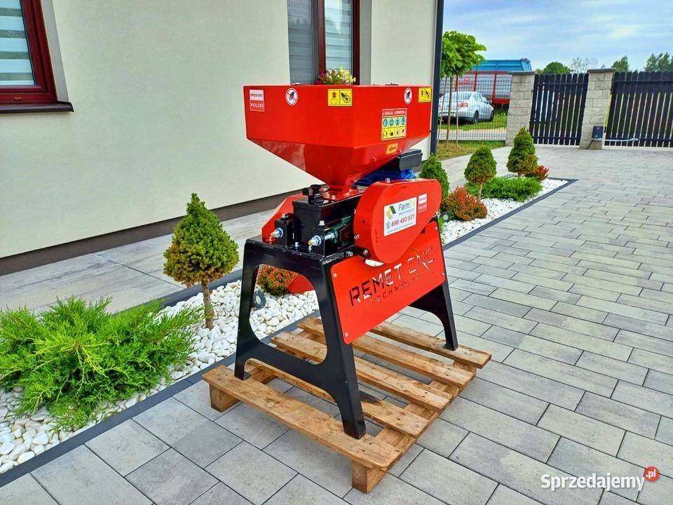 MAŁY Gniotownik do zboża kur koni Zgniatacz Maszyny rolnicze