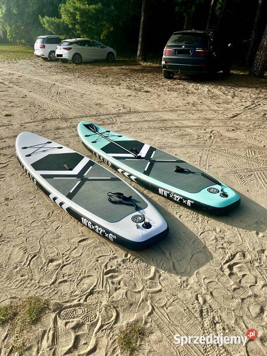 ZESTAW DESKA SUP do pływania akcesoria Wysyłka Pływanie Katowice