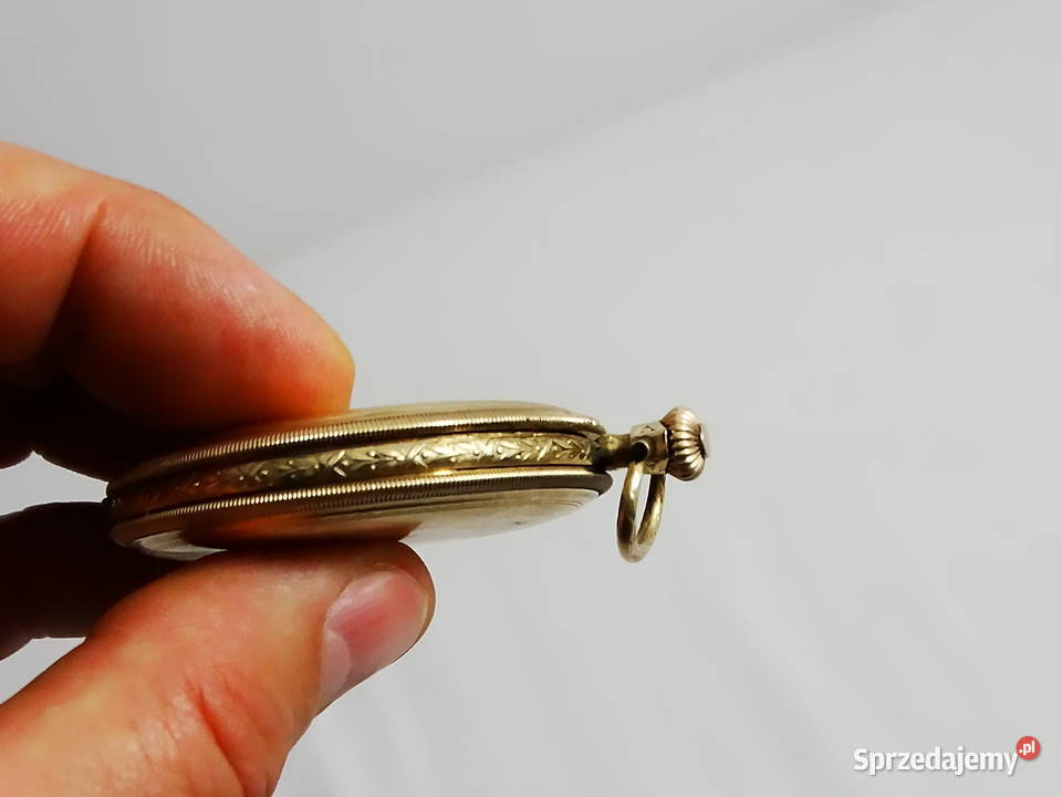 Zegarek kieszonkowy 1927 mechaniczny Gold Double Biłgoraj