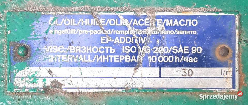 silnik elektryczny 185 kw z mocną przekładnią 30 Dom i Ogród Lubanie