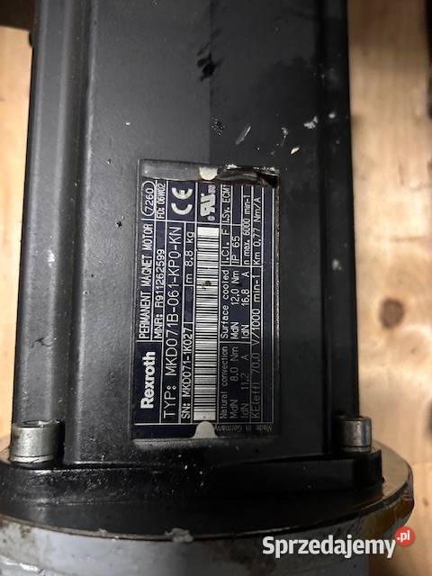 Serwo naped Servomotor Rexroth MKD071B061KP0KN z Sława