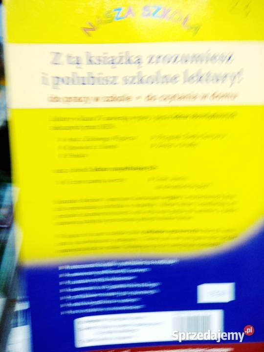 Nasze lektury szkolne 4 wypisy Siedmioróg mazowieckie Warszawa