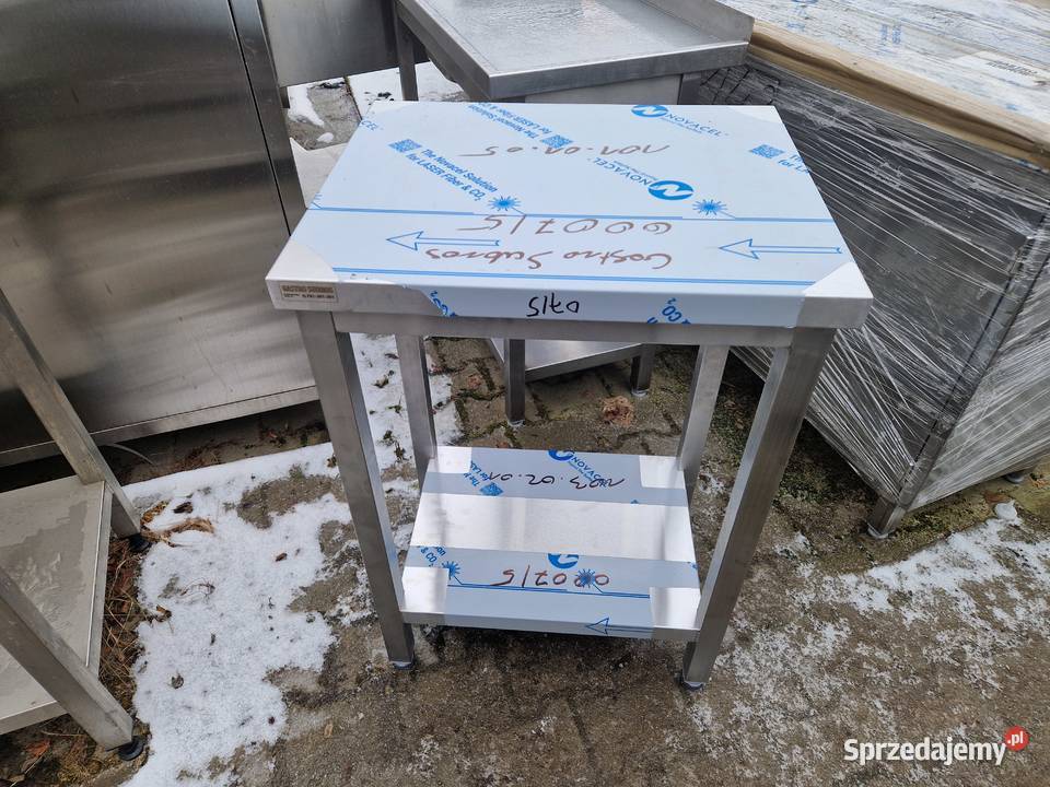 Stół Gastronomiczny Centralny Z Półką 605085 wielkopolskie Ostrów Wielkopolski