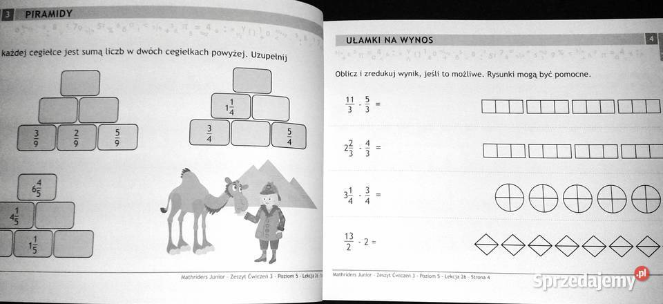 MathRider Poziom 5 Zeszyt zadań domowych 3 Anita Pozostałe lubelskie Chełm
