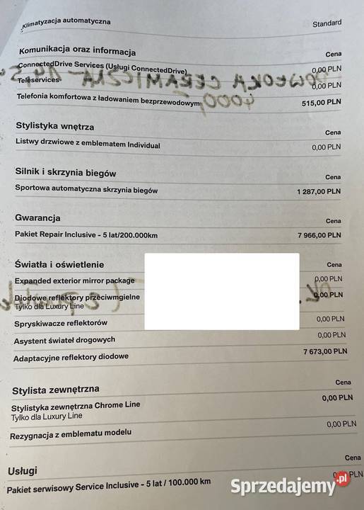 BMW 540i B58 RWD Perfekcyjny Stan Pełna Historia Kielce