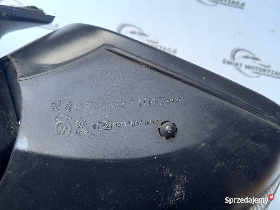 PEUGEOT 208 I LIFT 12r lusterko prawe 232673078 Kielce