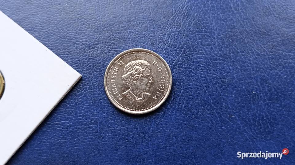 Stare monety 25 cent 2005 Kanada 1 podkarpackie Lesko sprzedam