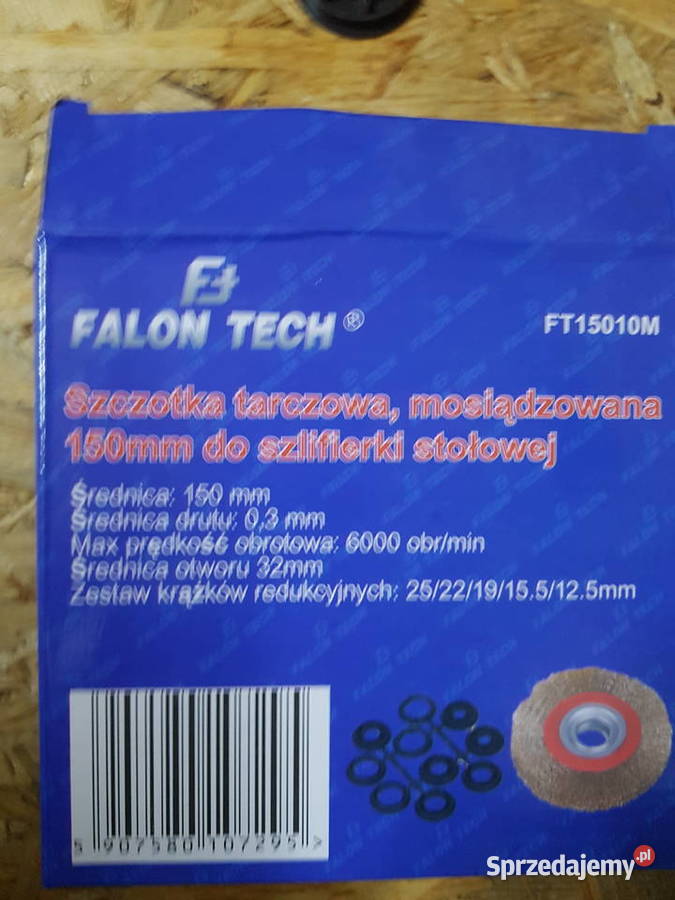 Szczotka tarczowa mosiądzowana 150mm do Głogowa sprzedam