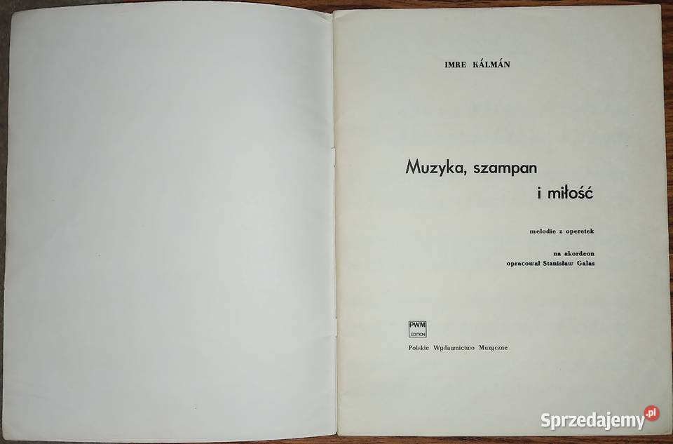 Imre Kalman Muzyka szampan i miłość Szczecin