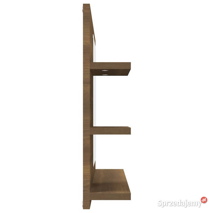 Lustro łazienkowe brązowy dąb 60x105x45 WM815662 mazowieckie sprzedam