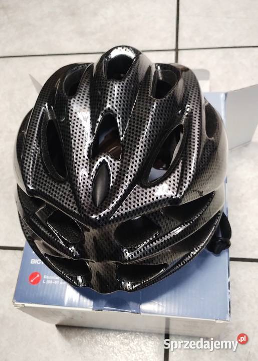 Nowy kask rowerowy z wbudowaną lampką sprzedam
