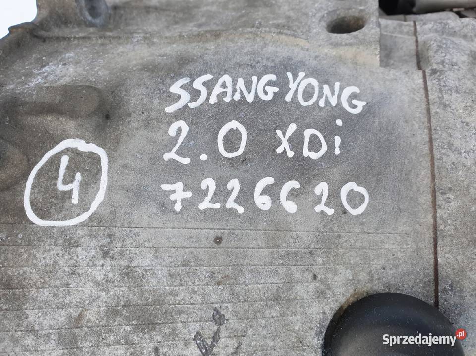 Ssangyong Kyron 20 D XDI SKRZYNIA BIEGÓW 722662 Rudka