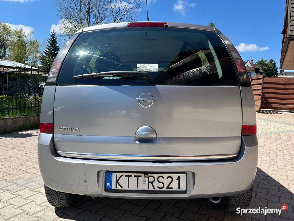 OPEL MERIVA 14 benzyna 90 2006r bezwypadkowy Zakopane sprzedam
