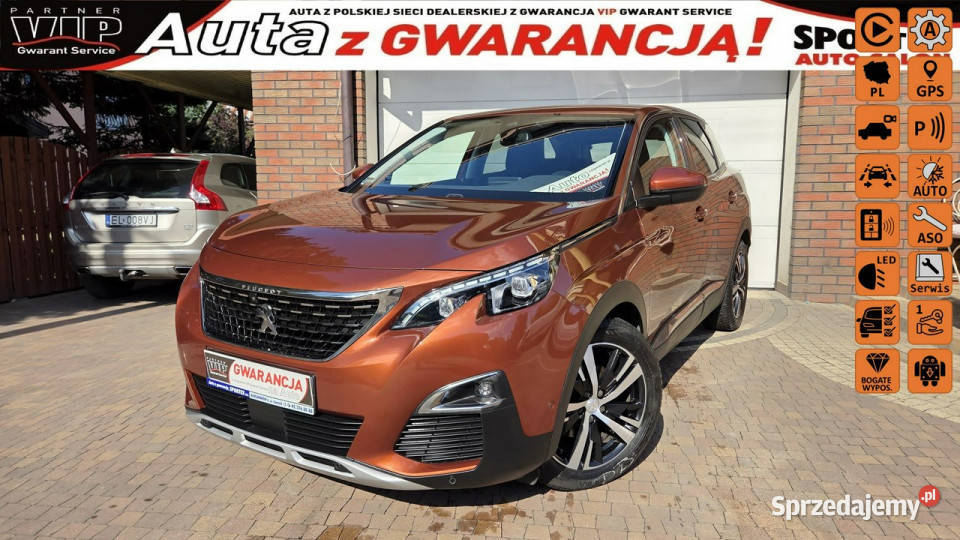 Peugeot 3008 16 THP 180 ALLURE Salon I WŁkamera serwisowany w ASO 3008 Aleksandrów Łódzki