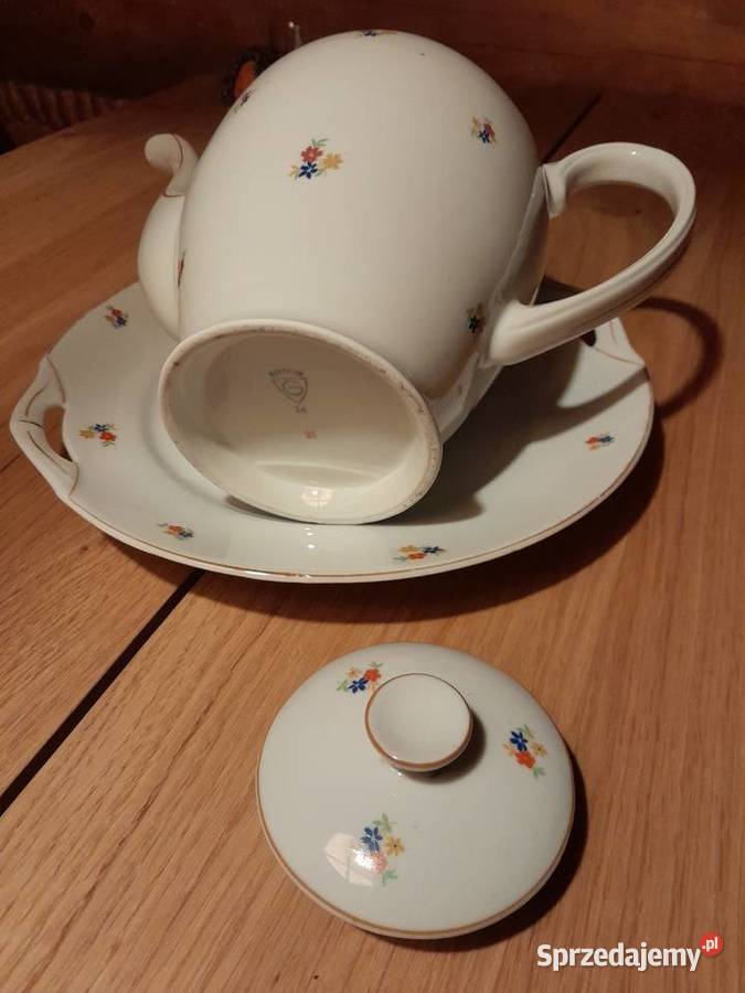 Stara porcelana Giesche Bogucice dzban talerz Dąbrowa Górnicza sprzedam