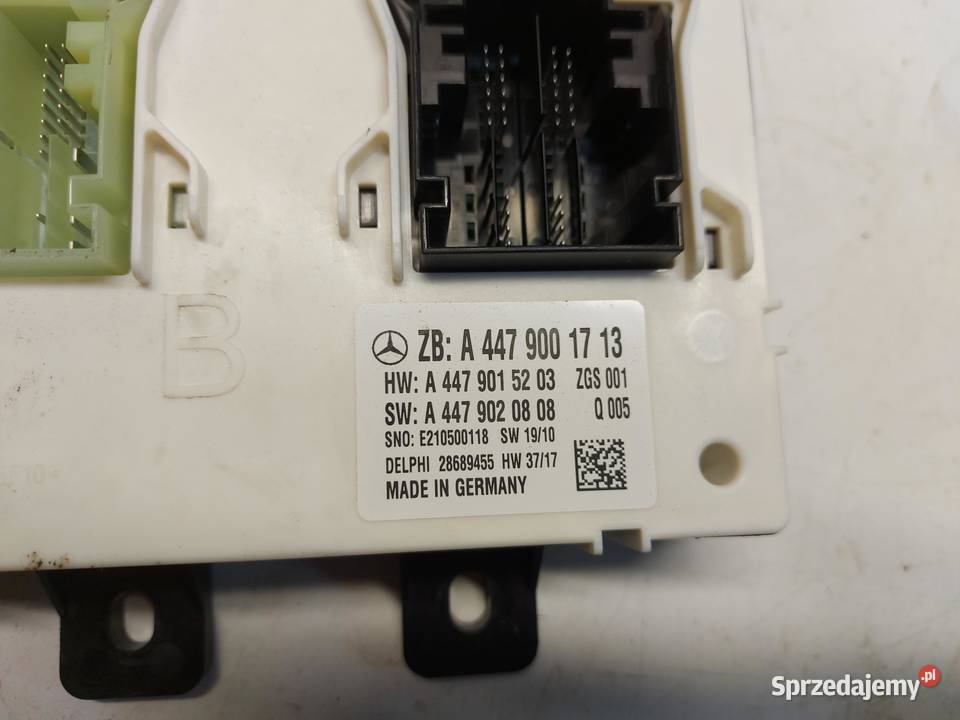Mercedes EQV w447 Vklasa moduł sterownik Komputery