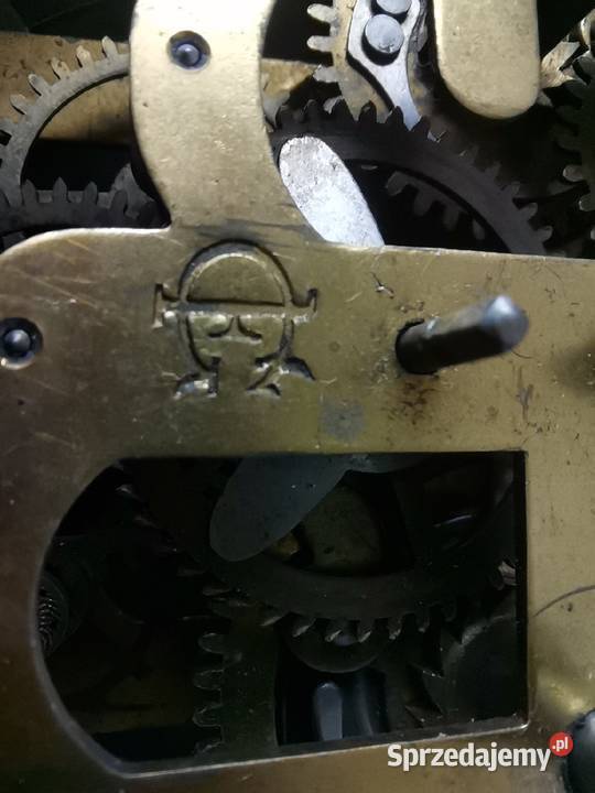 Stary przedwojenny Polski zegar budzik GF Katowice