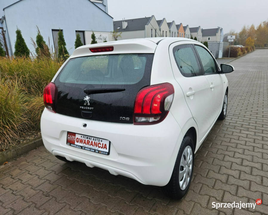 Peugeot 108 10vti Zadbany 5 Drzwi SerwisRata600 biały wielkopolskie Śrem