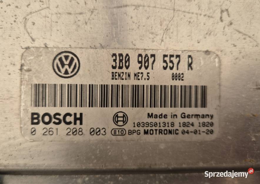 STEROWNIK SILNIKA AUDI A4 B6 VW PASSAT B5 FL 20B Działoszyce