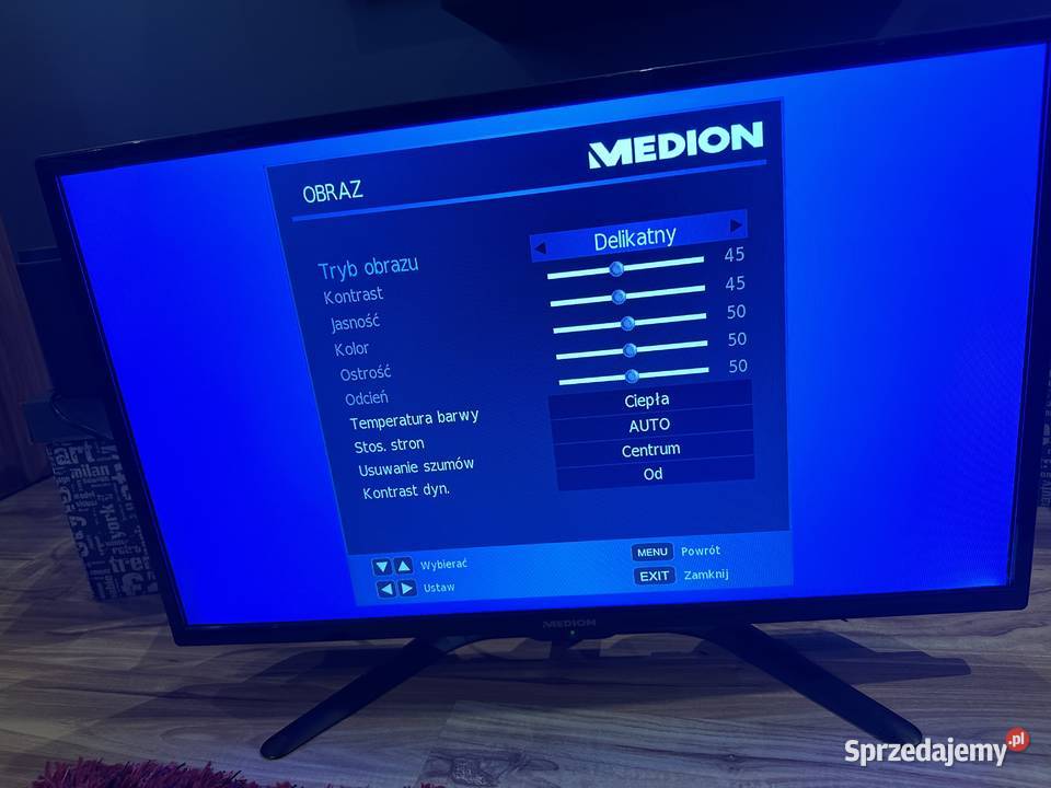 Tv Medion 275 DVD nowy Wieruszów sprzedam