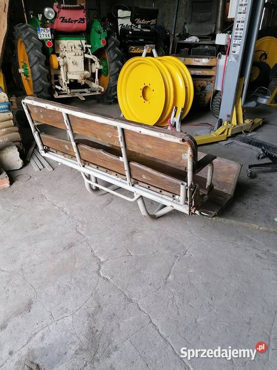 3 osobowa ławeczka do ciagnika wielkopolskie Mórkowo