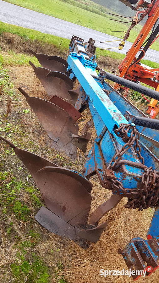 Pług 5 skibowy zagonowy UNIA Grudziądz Maszyny uprawowe Drużbice