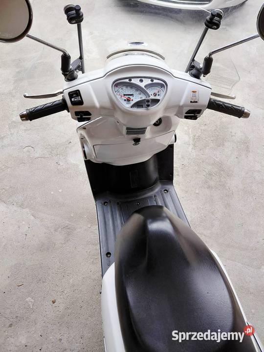 Skuter Kymco Like 125 włoski biały motocykl nieuszkodzony Kymco sprzedam